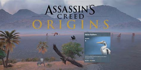 ac origins heron feathers.